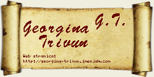 Georgina Trivun vizit kartica